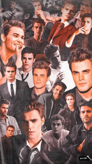 Many Faces Of Stefan Salvatore Wallpaper