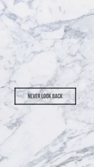 Marble Quote White Pattern Wallpaper