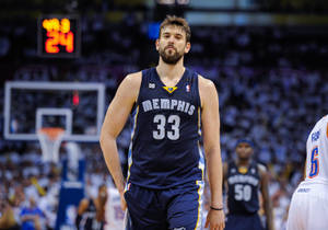 Marc Gasol At Chesapeake Arena Wallpaper