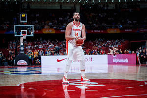 Marc Gasol Fiba Free Throw Shot Wallpaper