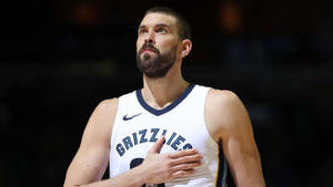 Marc Gasol Pensive Pose Wallpaper