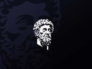 Marcus Aurelius Graphic Portrait Wallpaper