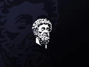 Marcus Aurelius Graphic Portrait Wallpaper