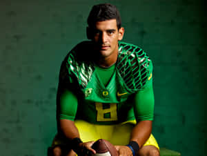 Marcus Mariota Oregon Ducks Portrait Wallpaper