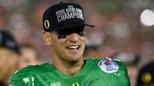 Marcus Mariota Rose Bowl Champion Cap Wallpaper