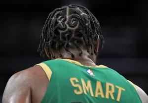 Marcus Smart Back Profile On Game Wallpaper