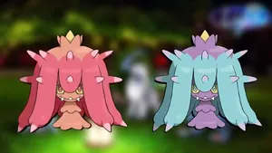 Mareanie And Shiny Mareanie Pokemon Wallpaper