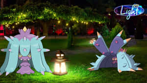 Mareanie And Toxapex Wallpaper