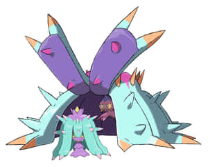 Mareanie With Toxapex Wallpaper
