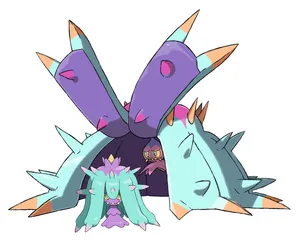 Mareanie With Toxapex Wallpaper