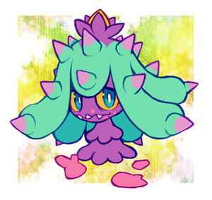 Mareanie Yellow Green Wallpaper