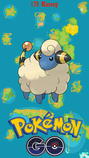 Mareep Pokemon Go Map Theme Wallpaper