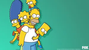 Marge Simpson With Family Wallpaper