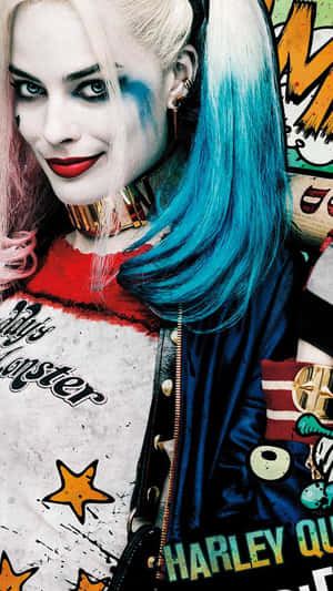 Margot Robbie As Harley Quinn In “suicide Squad” Wallpaper