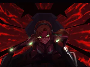 Mari Illustrious Makinami In Action Wallpaper