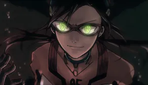 Mari Illustrious Makinami Posing In Her Pilot Suit Wallpaper