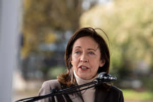 Maria Cantwell, U.s. Senator From Washington State, Addresses The Virtual Press Conference Wallpaper