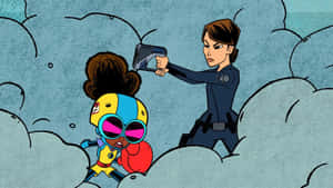 Maria Hill – Fearless Leader And Commander Wallpaper
