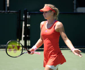 Maria Kirilenko Red Adidas Dress Visor Wallpaper