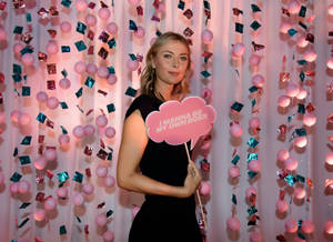 Maria Sharapova 2018 Evian Party Wallpaper