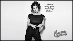 Marina And The Diamonds Titles Wallpaper