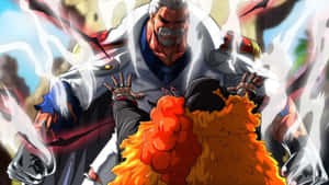 Marine_ Hero_ Garp_ Power_ Display Wallpaper