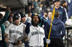 Mariners Celebrationwith Golden Scepter Wallpaper