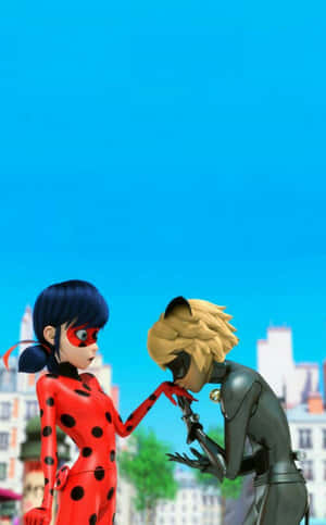 Marinette And Adrien - Miraculous Ladybug Wallpaper