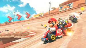 Mario Kart High Speed Racing Wallpaper