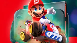 Mario Kart World Launch Wallpaper