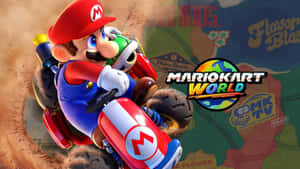 Mario Kart World Racing Wallpaper
