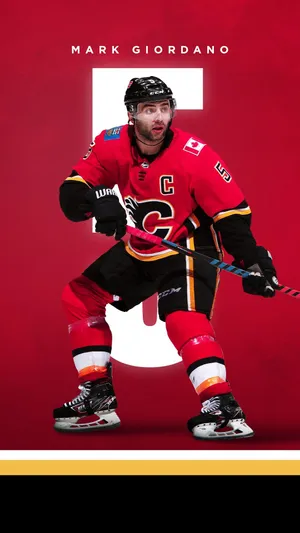 Mark Giordano Calgary Flames Captain Wallpaper