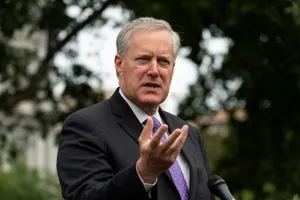 Mark Meadows Speaking Outdoors Wallpaper