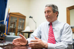 Mark Sanford In Office Wallpaper