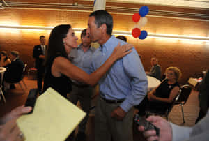 Mark Sanford Kissing Jenny Sanford Wallpaper