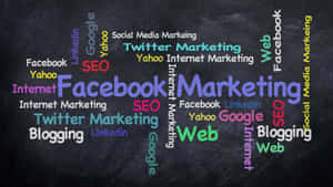 Marketing Online Word Cloud Wallpaper