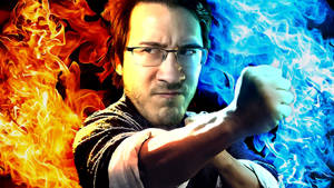 Markiplier One Finger Death Punch Wallpaper