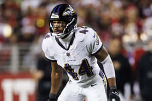 Marlon Humphrey Baltimore Ravens Game Action Wallpaper