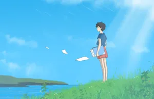 Marnie And Anna Sharing A Moment On A Moonlit Night Wallpaper