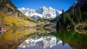 Maroon Bells Peak Colorado Desktop Wallpaper