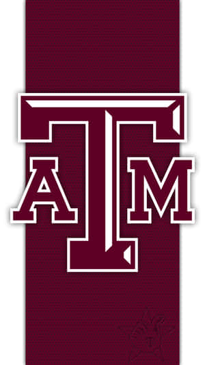 Maroon Texas Am Aggie Logo Wallpaper