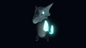 Marowak And Glowing Rod Wallpaper