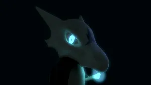 Marowak Glow In The Dark Wallpaper