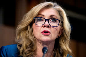 Marsha Blackburn In Glasses Wallpaper