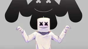 Marshmallow Dj Anime Art Wallpaper