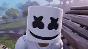 Marshmello Rocks The Fortnite Stage Wallpaper