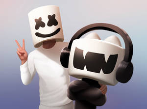 Marshmello: The Animated Superstar Wallpaper