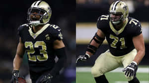 Marshon Lattimore And Ryan Ramczyk Comparison Wallpaper