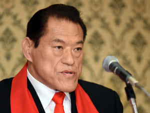 Martial Artist And Politician Antonio Inoki Wallpaper