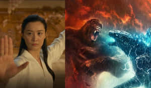 Martial_ Artist_and_ Titans_ Battle.jpg Wallpaper